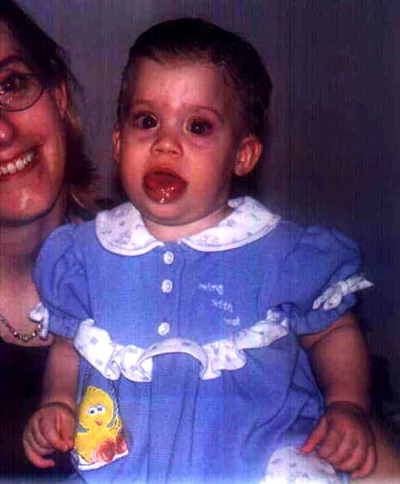 Thanks for the pretty dress Grandma and Grandpa!