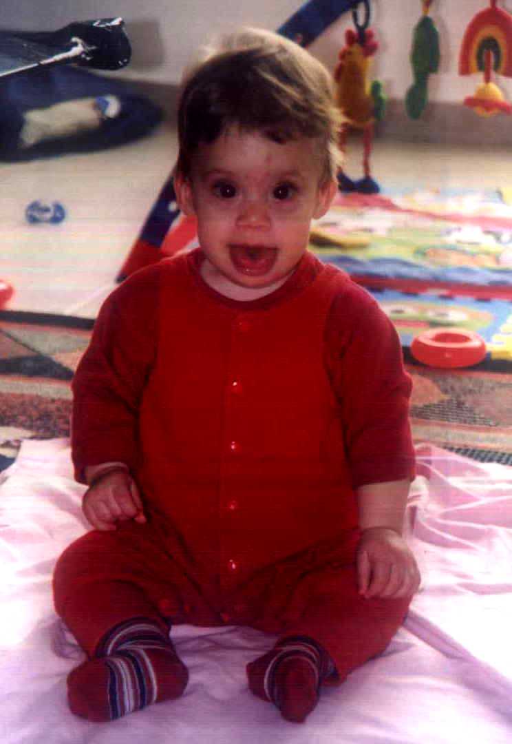 Brit in her red jumper