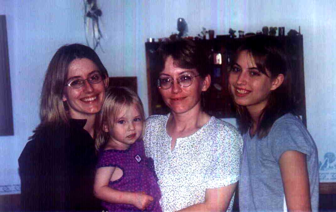 Julie and her sister Donna and her two beauties Tara and Jenna