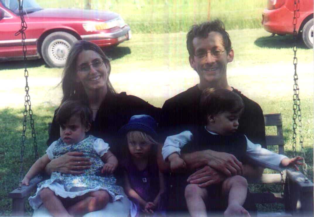 My 'twin' and my twins - and my neice Jenna too