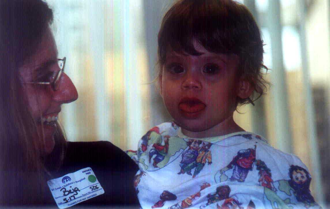 Last photo before Brit's surgery