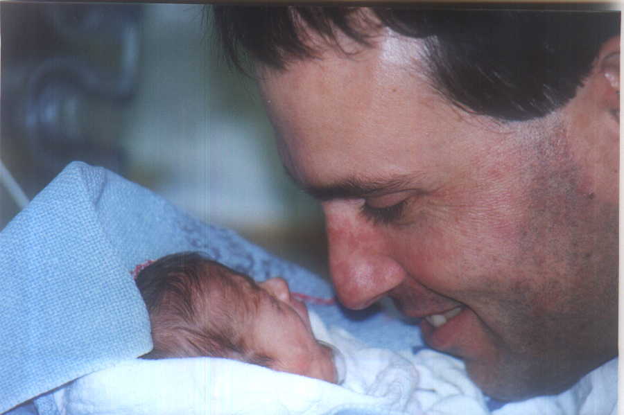 Zach and Daddy