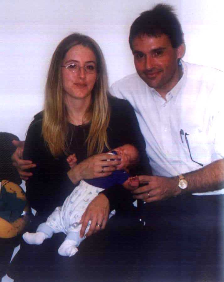 Mommy, Daddy and the little hero