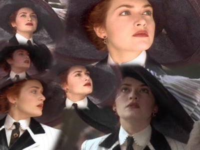 Rose during the boarding scene