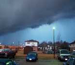 Julie's snap shot of a Shelf Cloud