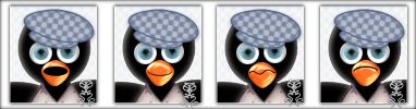 here's a little crow I made showing different beaks