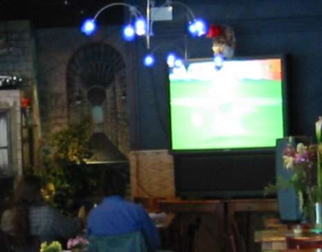 big screen TV