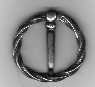 Medieval Silver annular brooch