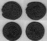 Two bronze Constantine coins