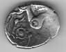 Gold Celtic coin - Quarter Stater Snettisham type