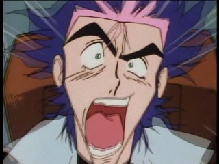 AHHHH!!! He's scary no da