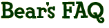 Bear's FAQ