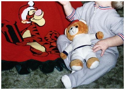 Photo of Bear at Christmas