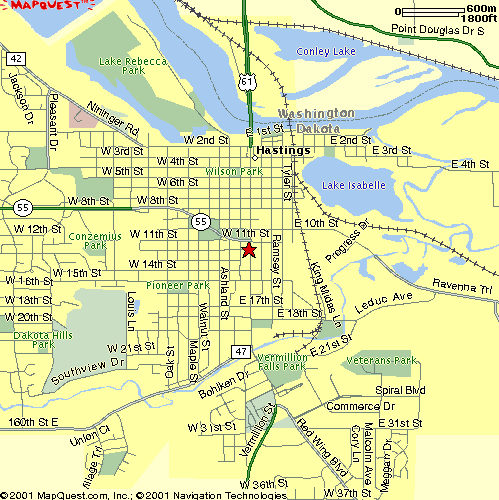 Map to Just Thinking Bookstore