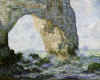 Rock Arch West of Etretat, The Manneport, 1883