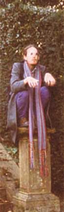 A picture of me as a gargoyle. Taken in England at a place called Wroxton Abbey.