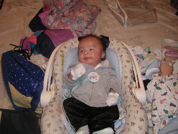 Ready for his favorite babysitter(s).....*L*...