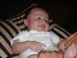 Lovin' his Daddy........