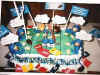 Football cake for a teacher