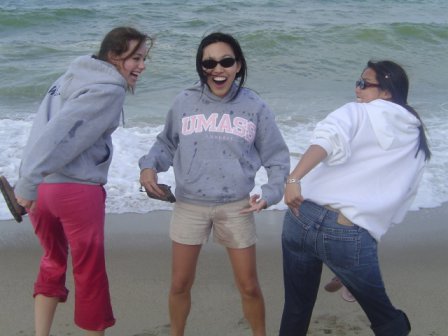 Meaghan, Me, Rachel...owned at Nauset Beach