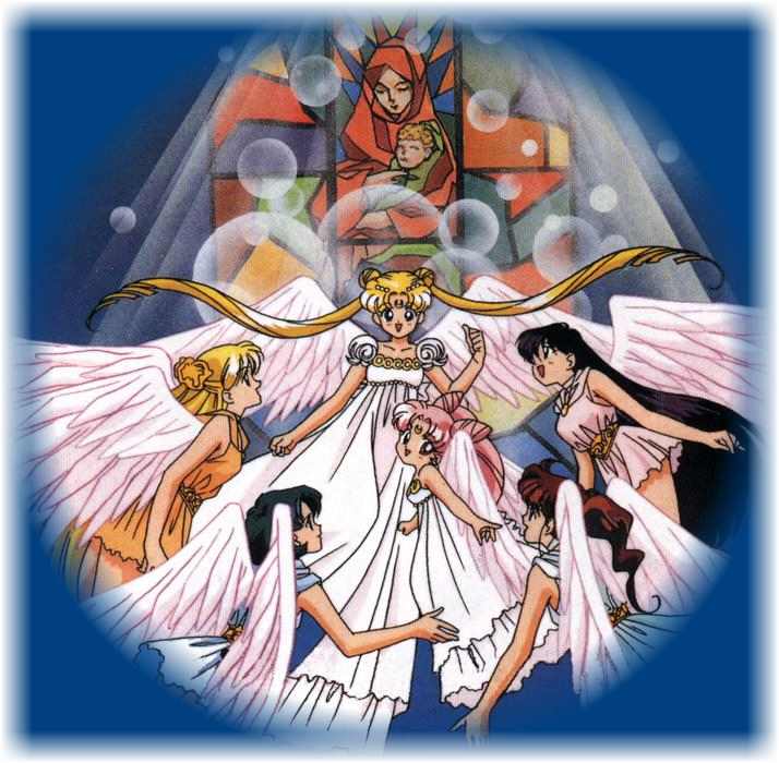weird angel-madonna pic
