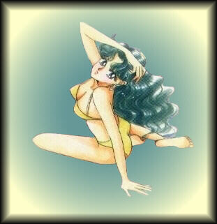Michiru in a bikini