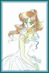 Makoto in a white dress