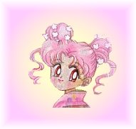 Chibi-Usa in a cute kimono