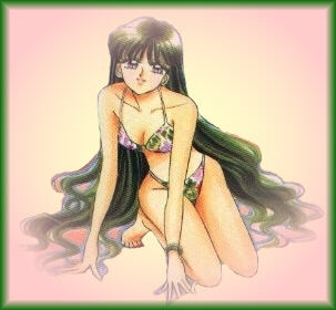 Setsuna in a swimsuit