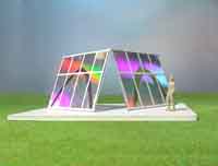 Light Sculpture 'silversun'