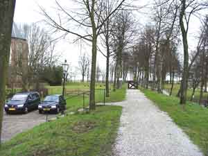From the dyke, direction of the cemetery