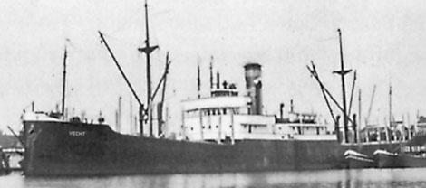 Wreck of the "Vecht"