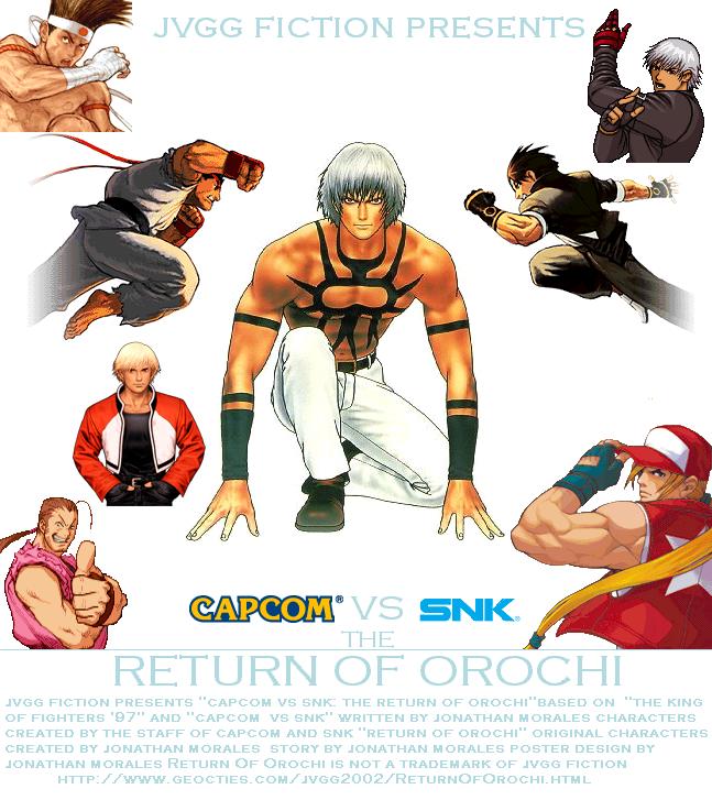 "Capcom vs SNK: The Return Of Orochi" Realese Poster