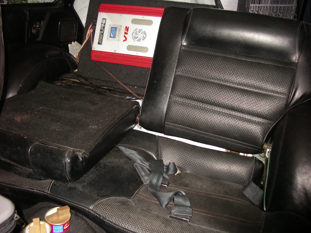foldable backseats