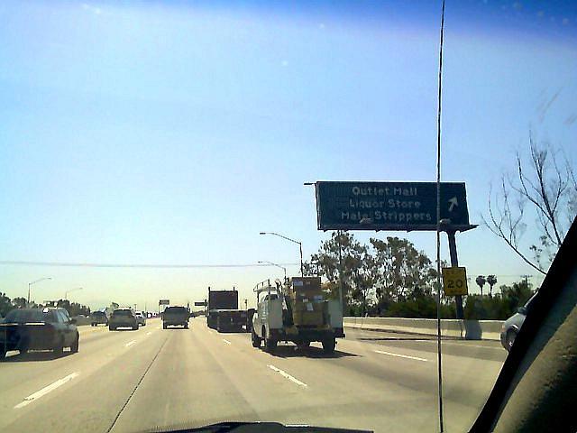 We're missing our exit