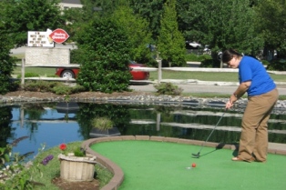Brooke, Dairy Queen, and Golf!