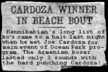 Another beach bout