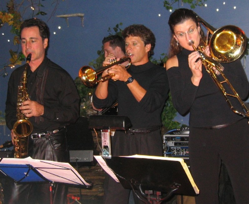 With my killer brass section