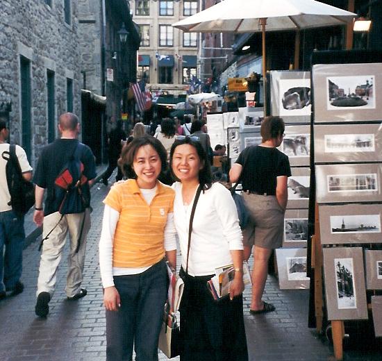 Jihae and Me in Canada (Montreal) 