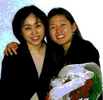 Jihae and Me at EunHae Unni's Graduation Recital