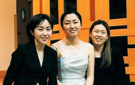 Jihae,EunHae unni, and Me at EH unni's Graduation Recital