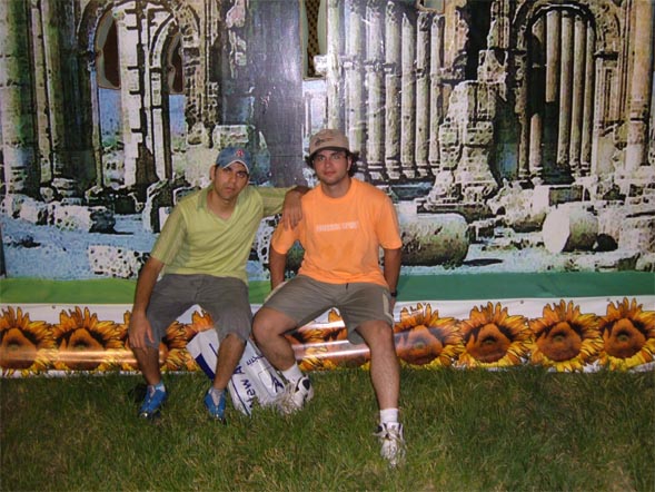 Me on the right and Ali on the left