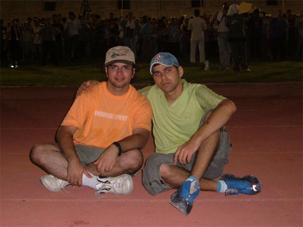 me on the left and Ali on the right