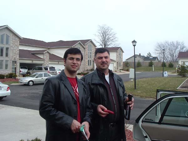 Me on the left and my uncle on the right