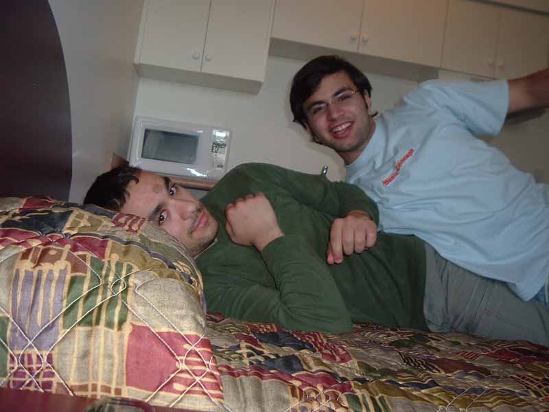 Me and My cousin George Hayek
