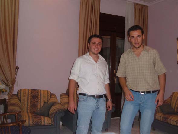 Pierre on the left and Abod on the right