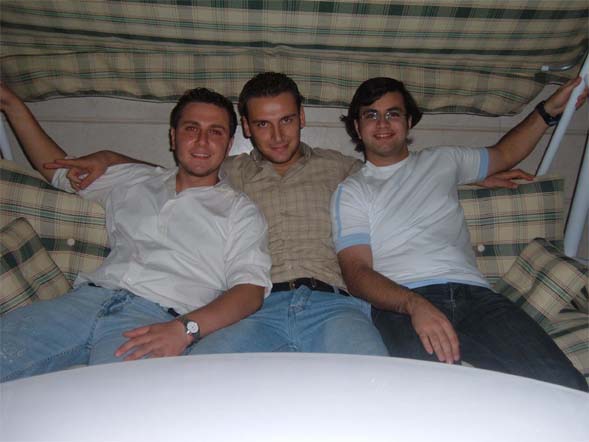 Me on the right, Abod in the middle, and Pierre on the left