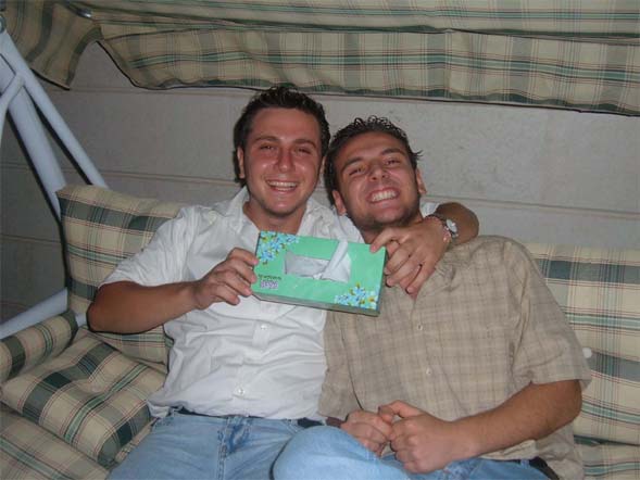 When you become crazy, you admire the Kleenex 