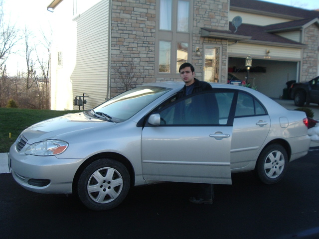 Me getting into my car