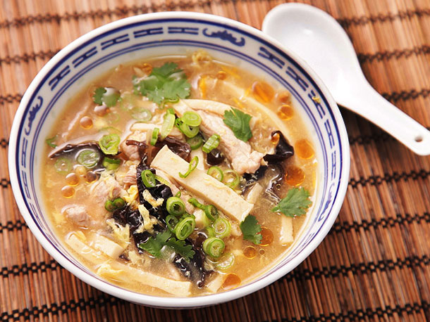 Image of hot and sour soup.